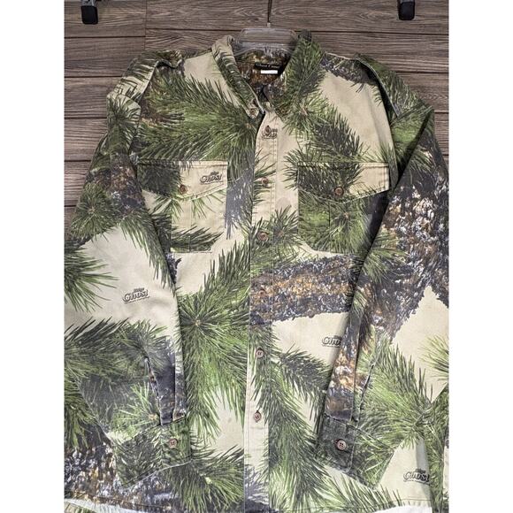 Vintage Prarie Ridge Ghost Camo Hunting Shirt Mens Size 2XL Outdoor Heavyweight - Picture 2 of 8